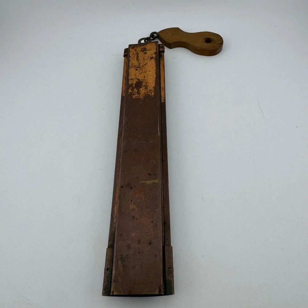 Taylor Copper Vintage Home Candy Thermometer Wood Handle Rochester NY